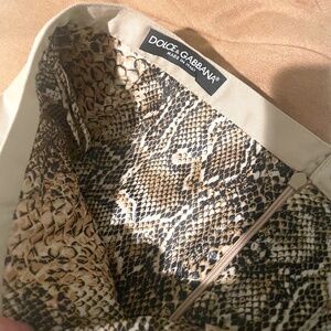 NWT D&G Khaki Pencil Skirt US 10 Sz 46